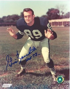 Baltimore Colts HOF Gino Marchetti Auto photo Signed