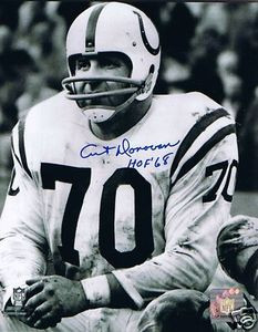 Baltimore Colts HOF Art Donovan Auto Photo