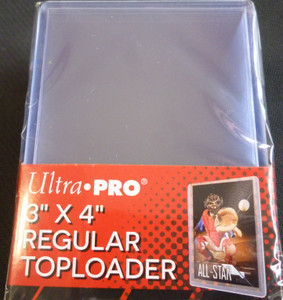 Ultra Pro 3" x 4" Regular Toploader 25 Pack