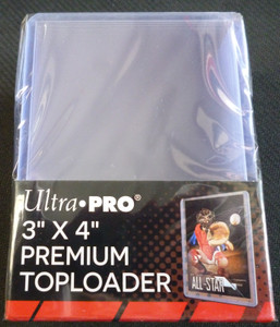 Ultra Pro 3" x 4" Premium Toploader 25 Pack (ONLINE PURCHASE ONLY!)
