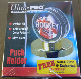 Ultra-Pro Gold Base Puck Holder