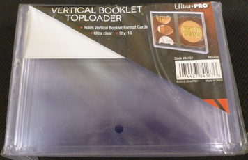 Ultra-Pro Vertical Booklet Toploader 10 Pack