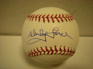 Whitey Ford Auto Baseball