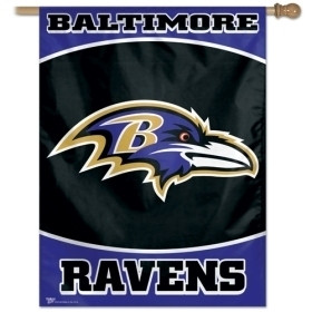 Baltimore Ravens Vertical Flag
