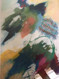 CYNTHIA KNAPP: Amer Atlanta GA  “Flying Colors” Pastel Abstract Signed 1996 Framed 
