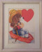 6 Original Greeting Card ArtWork Ca 1960 Christmas, Valentine’s, Easter, Halloween

