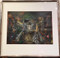 BOBBY BURG: (Amer 1958)"Pirate" Acrylic On Watercolor Paper Silver Framed Listed