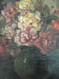 19TH CENTURY OIL PAINTING:"Floral Bouquet" Gold Framed Beautiful