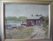 HARRY BARTON (1908-2001):"The Boathouse, Boats, And Water "Oil Framed Signed 