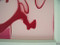  DOUG Z: Spraypaint Surreallizm "SEE SHARP and BE MAJOR" In Pink White Graffiti