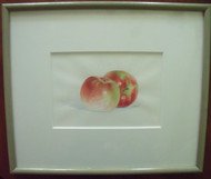 CARROLL N. JONES III 1944-2017 Listed: "Fruits" 3 Watercolors Matching Frames 