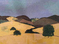 Nancy Winslow Parker "Landscape in Yellow & Greens"