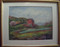 Grace Huntley Pugh: LIsted Artist (1912- 2010) “Farm In New England”  Oil on Paper Gold Frame Ca 1937
 

