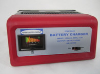 "Electrical rating 120VAC / 60 Hz / 1.3A. Charging Settings: 6A, 12V- 2A, 12V- 6A, 6V. Battery cables 6' 7"" length 18 AWG. Power cord length 6 feet 6 inches. 


"
