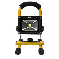 10W Super Bright COB LED Flood Work Light. Rechargeable Lithium-ion Battery. Color: Super Bright Pure White. Perfect for Home, Garage, Jobsites and More! Durable Aluminum Tubing Frame with Aluminum Die Casting Housing. All Weather Resistant. Working Time on Single Charge: 3-4 Hours. Charging Time: 4-5 Hours. UL Listed AC/DC Adaptor & 12V Charger Included. 


