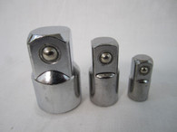 3pc Reducer Adaptor Set
Kit includes the following sizes
3/8" (M) x 1/4" (F)
1/2" (M) x 3/8" (F)
3/4" (M) x 1/2" (F)