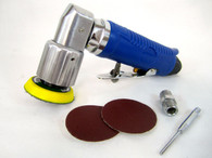 2" Mini Orbital Air Sander With Rubber Grip Body
