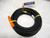 Goodyear 50ft 3/8in. dia. EPDM rubber hose is ideal for use with pneumatic tools, stapler guns, lawn sprayers and air compressors. Features a weather-, oil- and heat-resistant outer coating to survive tough conditions. U.S.A. Features 1/4' npt fittings and is heat resistant from -40 degress to 190 degrees