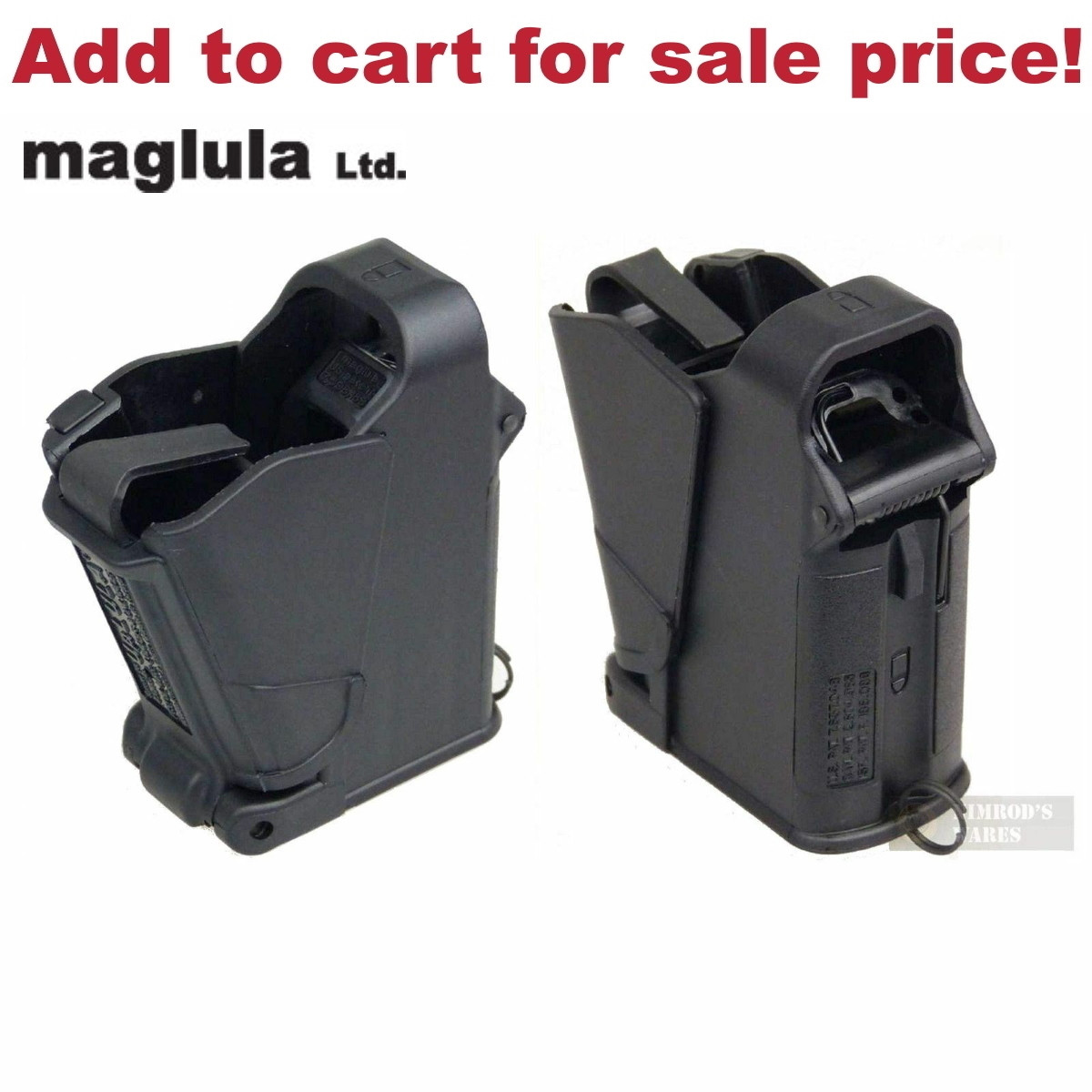 2PACK Maglula UpLULA Universal Pistol Loader/Unloader 9mm45ACP UP60B
