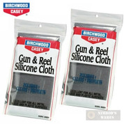 Birchwood Casey Gun & Reel Silicone Cloth TWO (2)-Pack for Metal/Wood/Plastic 30001