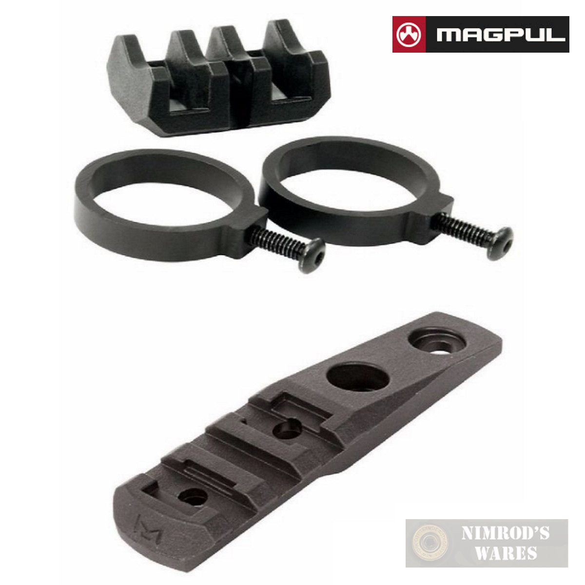 Magpul Polymer & Aluminum Light Mounts-MAG498-MAG587-MAG588-MAG604-MAG605-MAG614