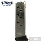 Walther PP PPKS 380ACP 7 Round MAGAZINE + Finger Rest Nickel 2246012