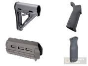 MAGPUL AR M-LOK MOE KIT Commercial-Spec GRAY Stock / Hand Guard / Pistol Grip / Vertical Grip