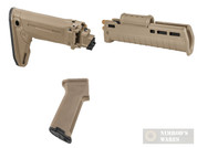 MAGPUL AK Zhukov Impingement KIT FDE: Stock / Hand Guard / Pistol Grip