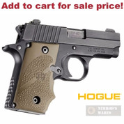 Hogue SIG SAUER P238 GRIP w/ Finger Grooves 38003 FDE  - Add to cart for sale price!