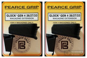 Pearce Grip Gen4 Glock 26 27 33 39 Grip Extension PLUS PG-G42733
