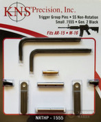 KNS Precision Gen2 BLK Non-Rotation .1555" Pins NRTHP-1555