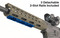 UTG PRO AR 9" Mid-Length Super Slim Free Float Handguard FDE Cerakote MTU004SSD
