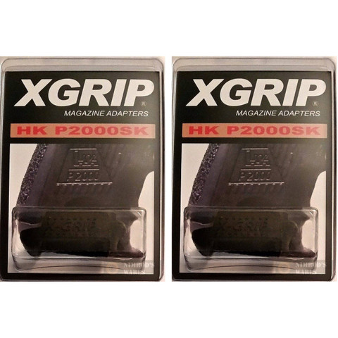 2-PACK X-Grip Use HK P2000 Hi-Cap Magazine in P2000SK HK2000