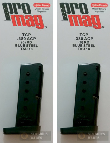 ProMag Taurus TCP Pistol/Handgun .380ACP 6Rd Magazine TAU18