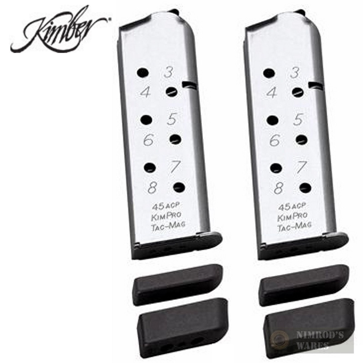 Ultra 8-Round Magazine Stainless    1000139A Kimber 1911 9mm Compact 