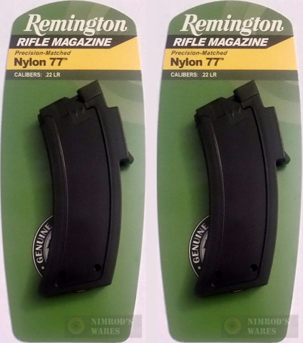 REMINGTON Nylon 77 22LR 10-Round Rifle Magazine 2-PACK 19656