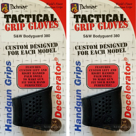 Pachmayr 05173 Tactical Grip Glove/Sleeve 2-PACK S&W BODYGUARD
