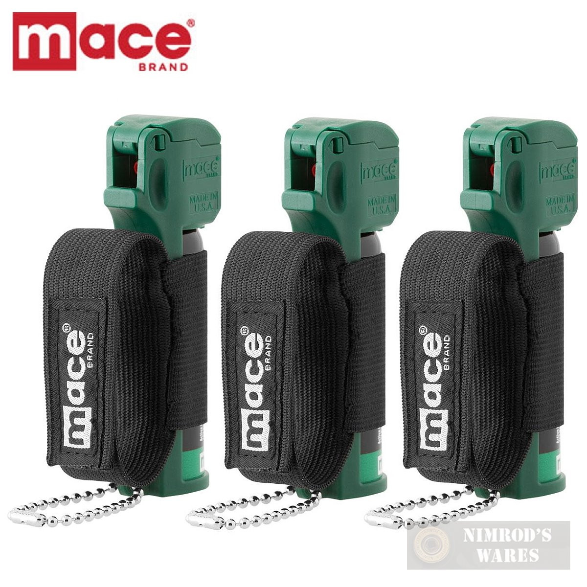 3PACK MACE Muzzle Dog K9 Deterrent PEPPER SPRAY 10ft Range 80146