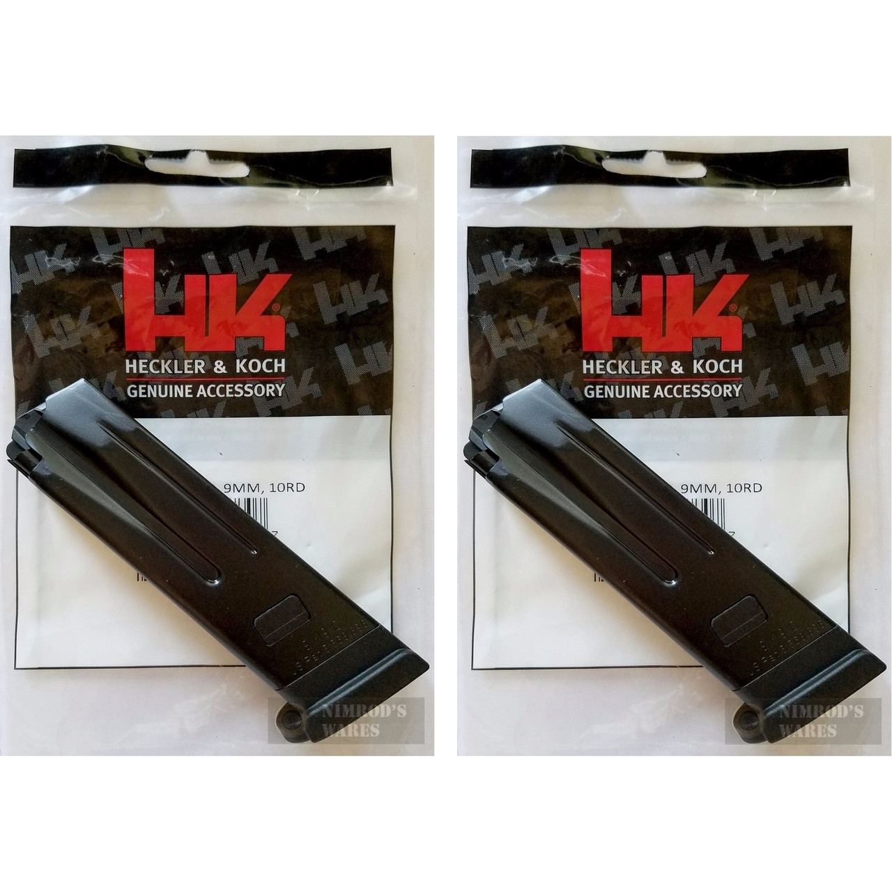 Heckler & Koch HK Magazine P2000Sk 9mm 10 Rounds Black Steel 