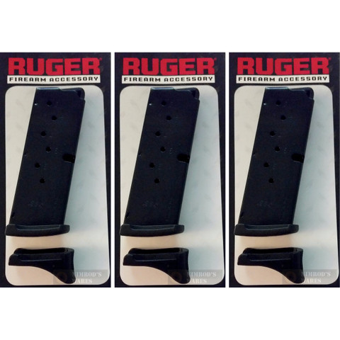 Ruger LC380 LC 380 .380 ACP 7 Round Magazine 3-PACK 90416 OEM