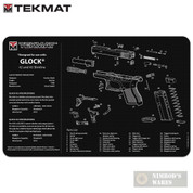 TekMat GLOCK 42 43 Armorer Cleaning Bench MAT 11"x17" 17-GLOCK-42-43
