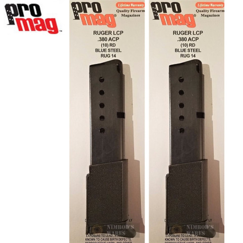 ProMag Ruger LCP 380ACP 10 Round Magazine + Grip Extension RUG14 