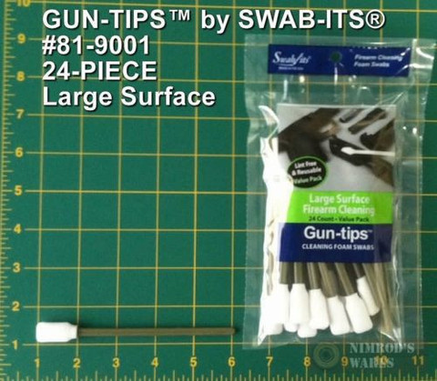 Swab-Its 819001 Gun-tips 24-Piece Large Surface Gun Cleaning Pk.