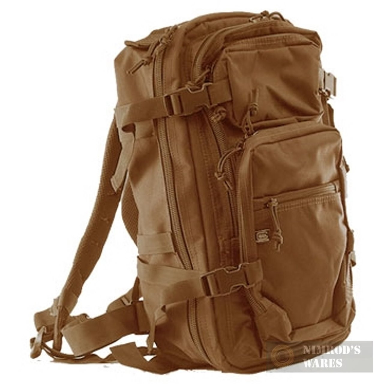 Glock AS02001 OEM Coyote Tan Police Military Tactical Gear Backpack Bag 