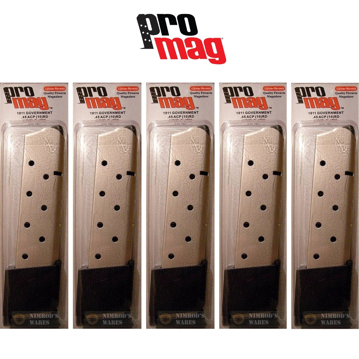 ProMag COLT 1911 Government 45 ACP Pistol Magazine Mag Clip COL04 10rd Extended ProMag COLT 1911 Government 45 ACP Pistol Magazine Mag Clip COL04 10rd Extended
