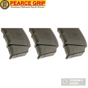 Pearce Grip GLOCK 20 21 29 40 41 +2 Grip Extension 3-PACK PG-1045+ PLUS