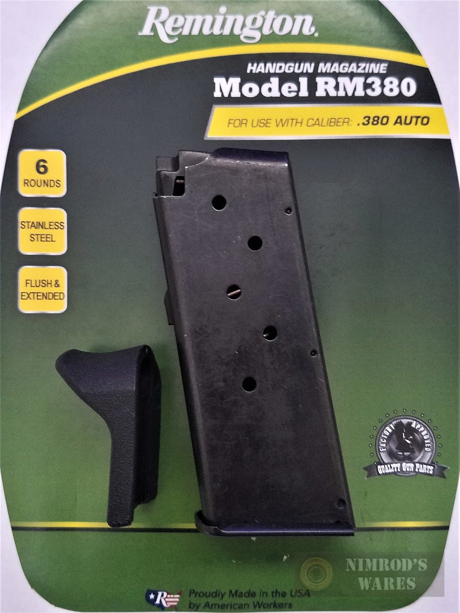 R161 Remington RM-380 .380acp Factory OEM 6rd Magazines Mags Clips Details about   3 
