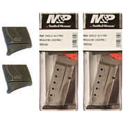 2-PACK S&W SHIELD 45ACP 6 Rd Mags + Pearce Grip Extensions 3005566 PG-MPS45 