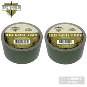 Tac Shield 100MPH Heavy Duty Tactical TAPE 10yds OD Green 03986 2-PACK
