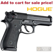 HOGUE Beretta 92F 92FS 96 M9 92A1 & MORE! GRIP Panels Rubber 92010 - Add to cart for sale price!
